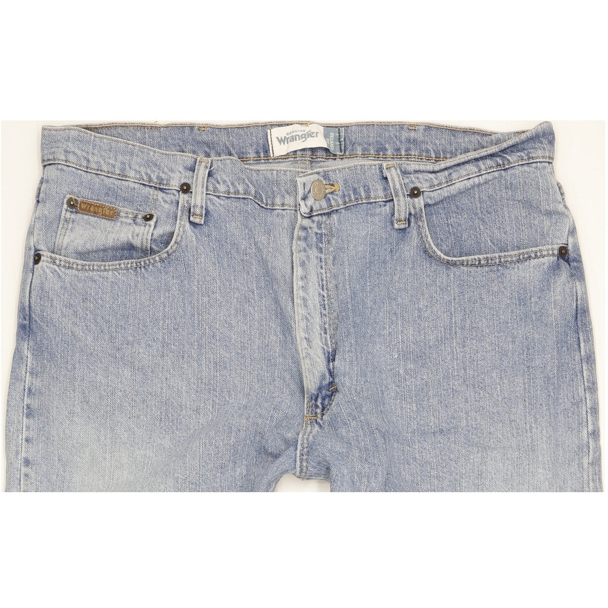 Wrangler Men Blue Straight Relaxed Jeans W36 L28