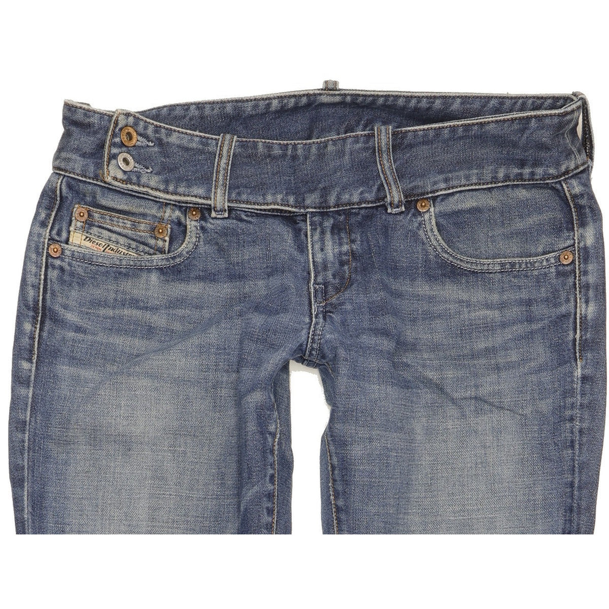 Diesel Cherone Women Blue Bootcut Slim Jeans W28 L33