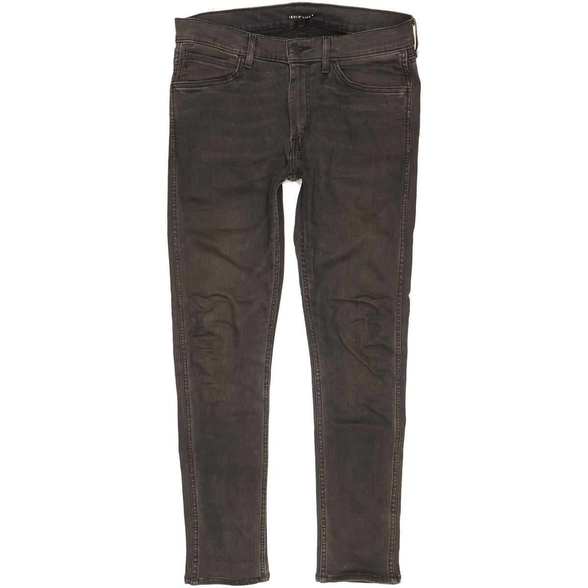 Levi's Line 8 Men Black Skinny Slim Stretch Jeans W34 L30