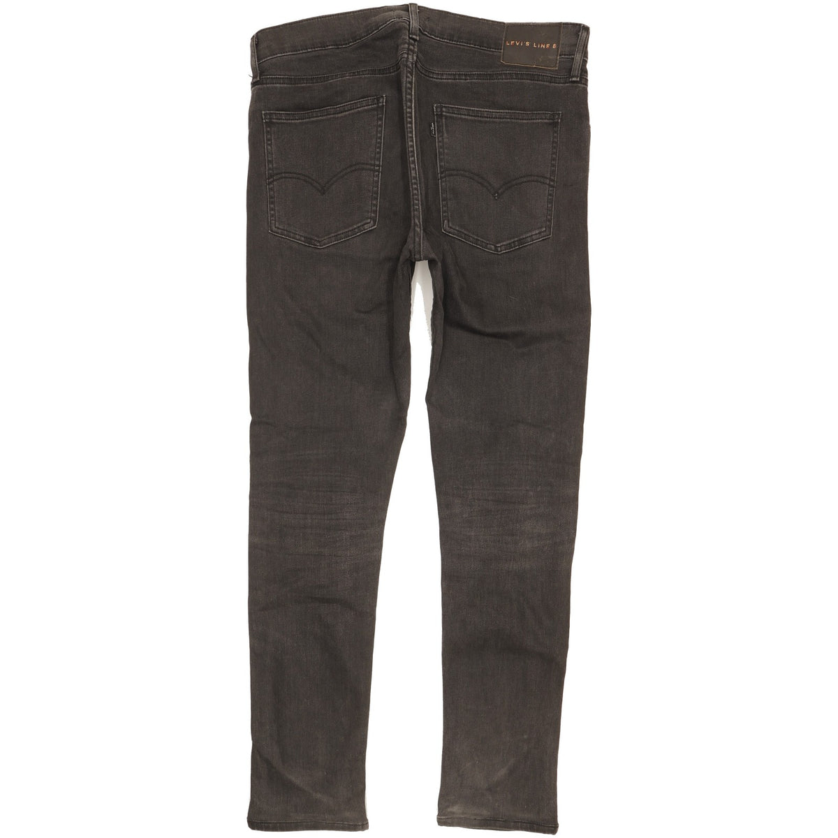 Levi's Line 8 Men Black Skinny Slim Stretch Jeans W34 L30