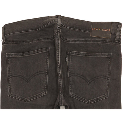 Levi's Line 8 Men Black Skinny Slim Stretch Jeans W34 L30