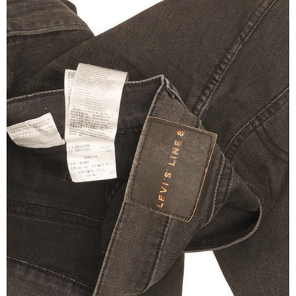 Levi's Line 8 Men Black Skinny Slim Stretch Jeans W34 L30
