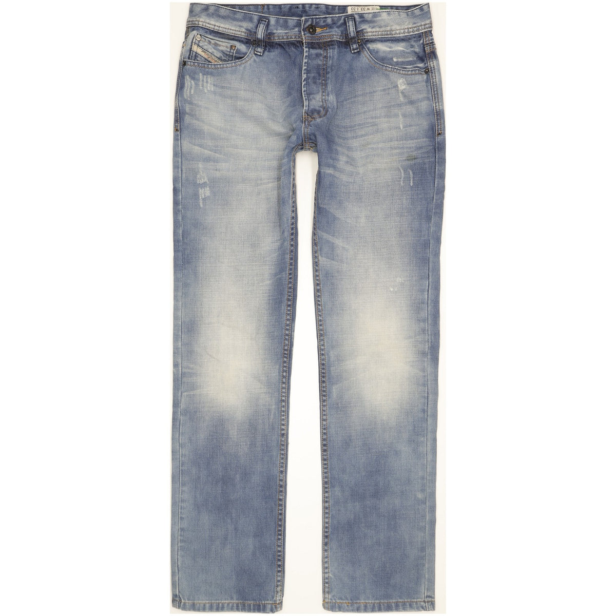 Diesel Zatiny Men Blue Straight Regular Stretch Jeans W33 L32