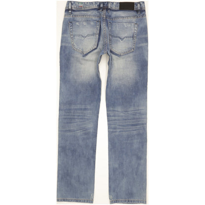 Diesel Zatiny Men Blue Straight Regular Stretch Jeans W33 L32