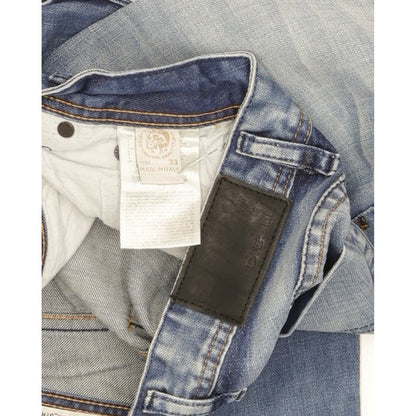 Diesel Zatiny Men Blue Straight Regular Stretch Jeans W33 L32