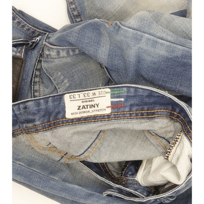 Diesel Zatiny Men Blue Straight Regular Stretch Jeans W33 L32