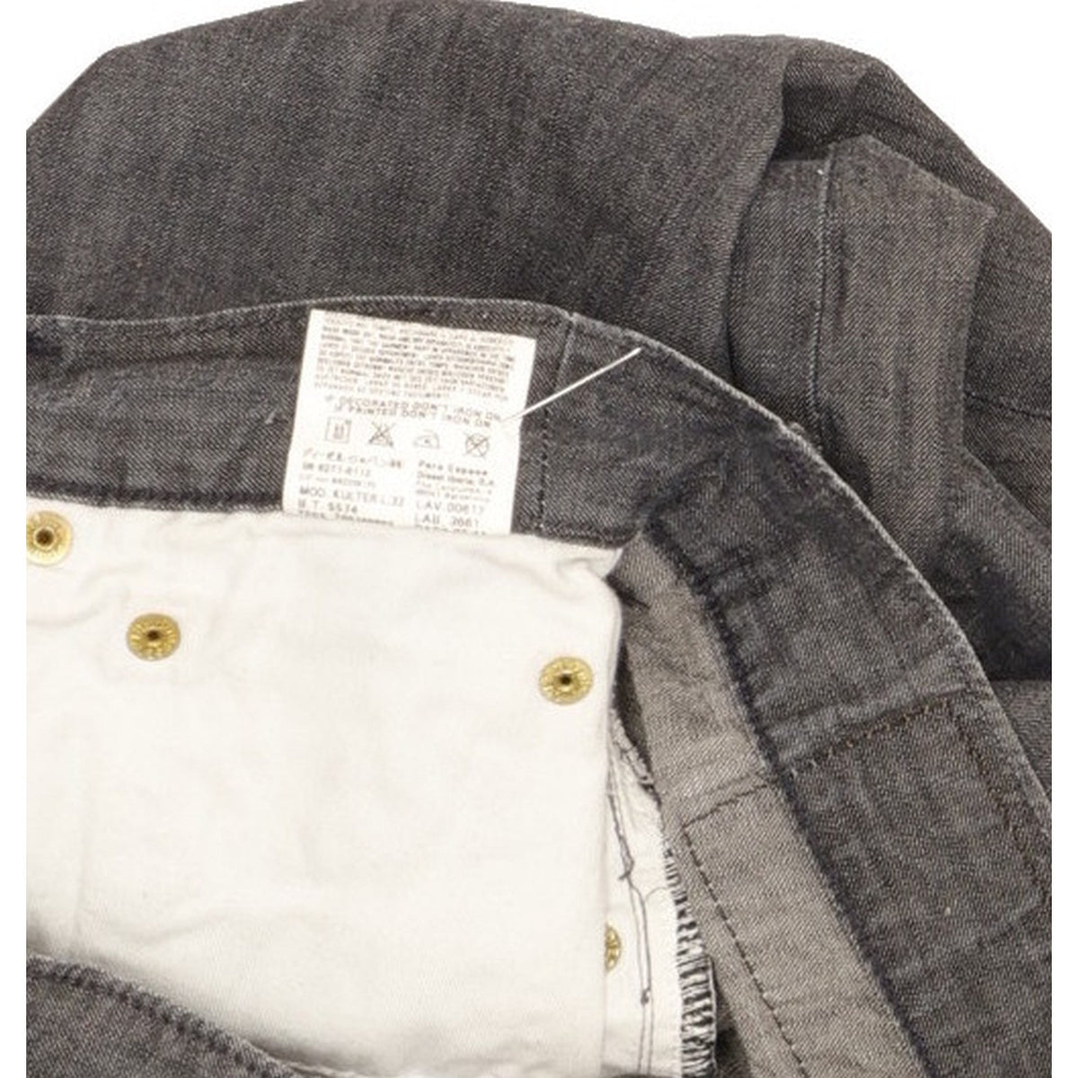 Diesel Kulter Men Navy Straight Regular Jeans W35 L31
