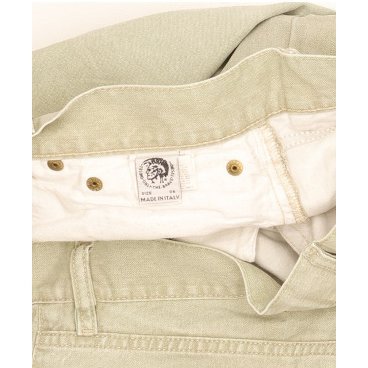 Diesel Kratt Men Green Straight Regular Jeans W36 L33
