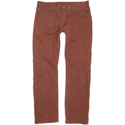 Levi's 514 Men Brown Straight Slim Jeans W34 L32