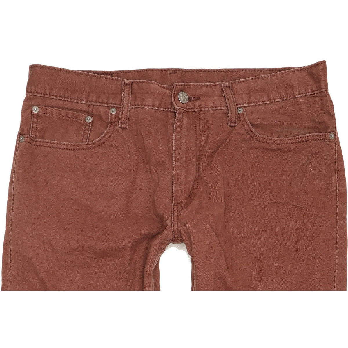 Levi's 514 Men Brown Straight Slim Jeans W34 L32