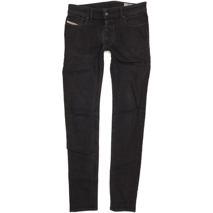 Diesel Sleenker Men Black Skinny Slim Stretch Jeans W31 L34