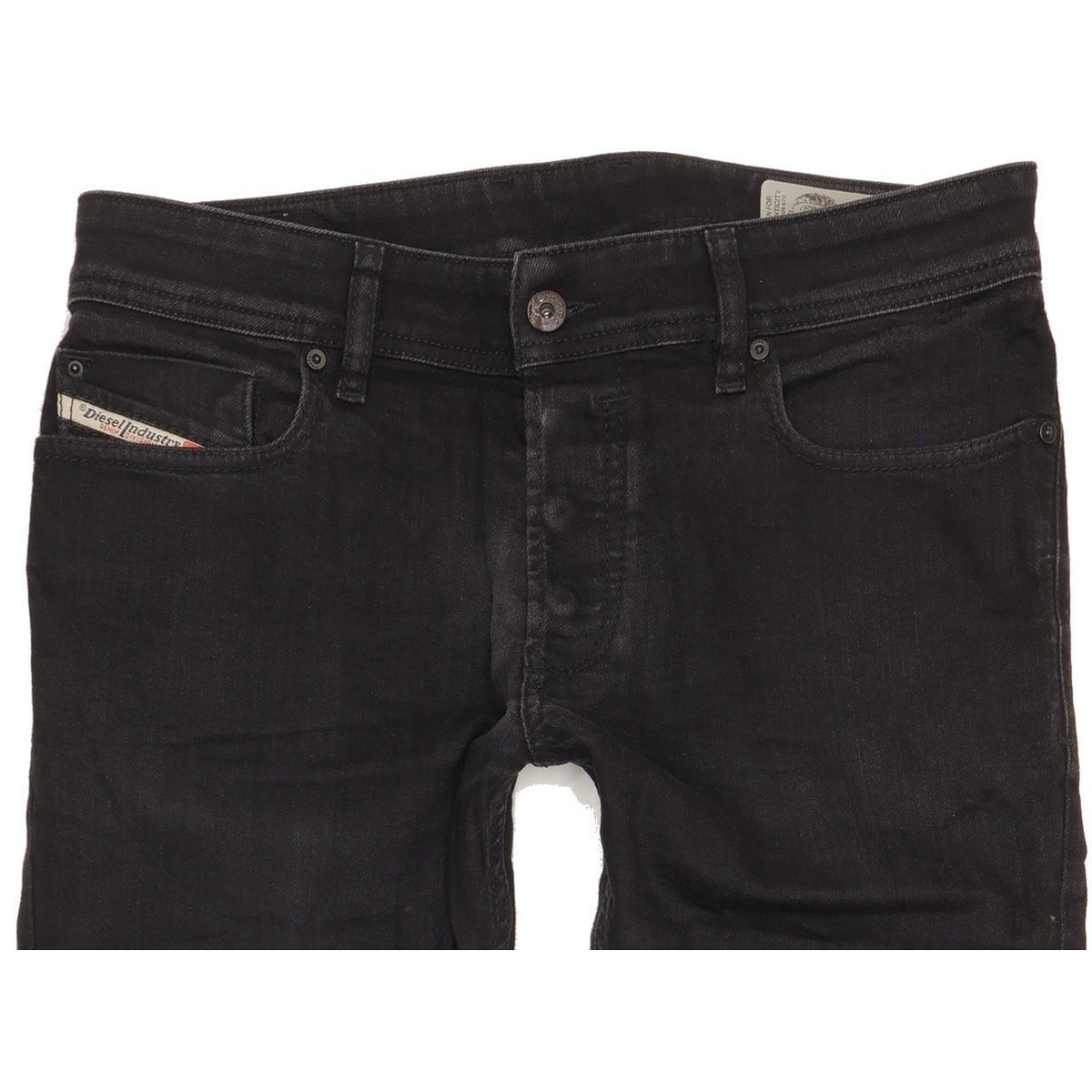 Diesel Sleenker Men Black Skinny Slim Stretch Jeans W31 L34