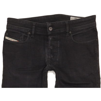 Diesel Sleenker Men Black Skinny Slim Stretch Jeans W31 L34