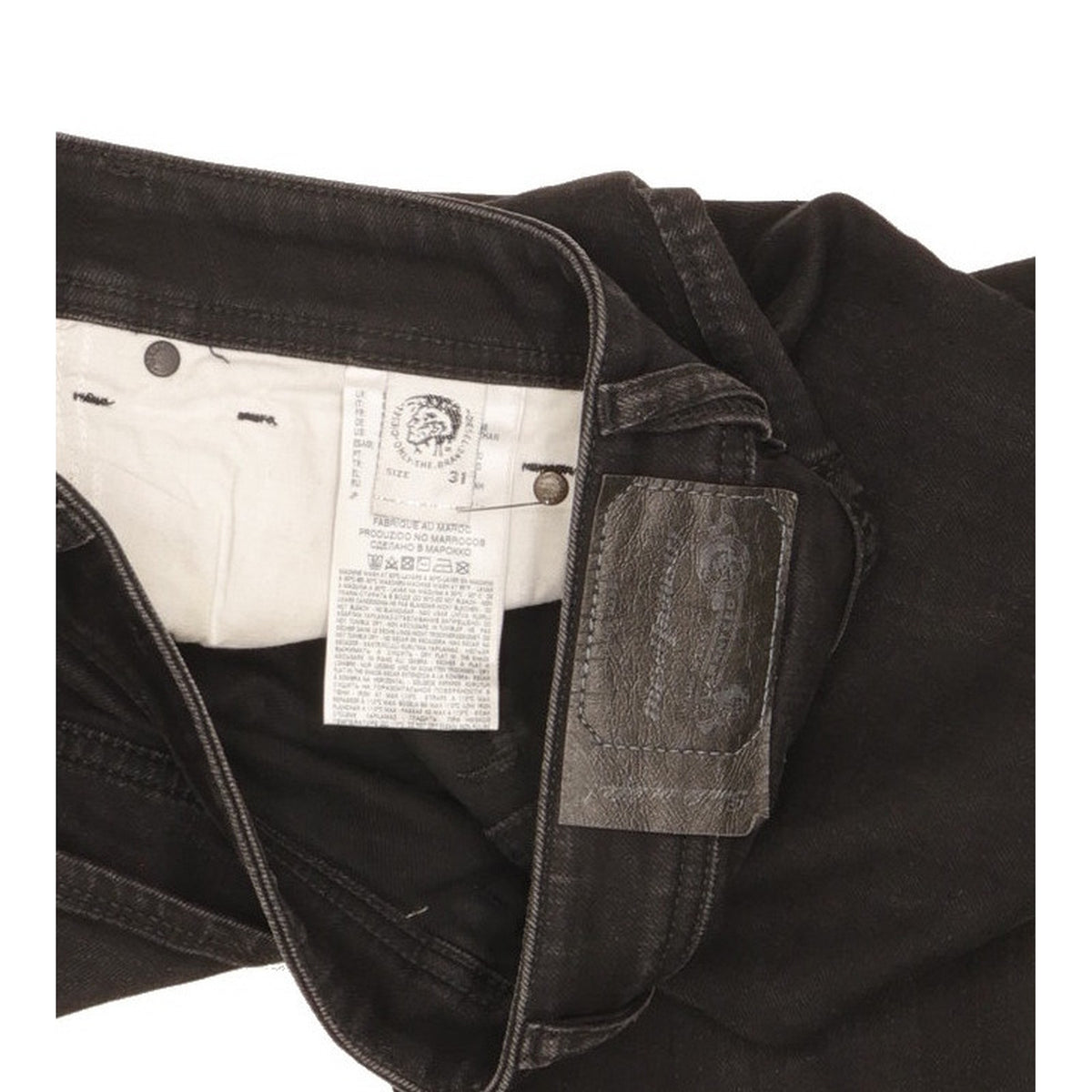 Diesel Sleenker Men Black Skinny Slim Stretch Jeans W31 L34