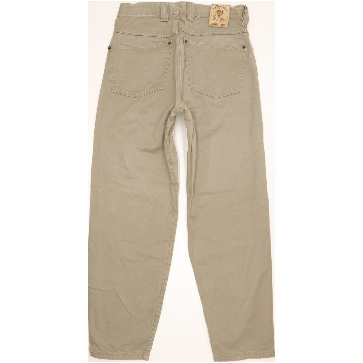 Diesel Saddle Baggy Men Green Tapered Relaxed Jeans W31 L32