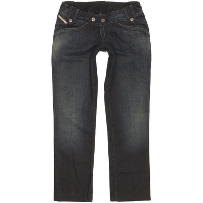 Diesel Moonie Women Navy Straight Slim Jeans W28 L29