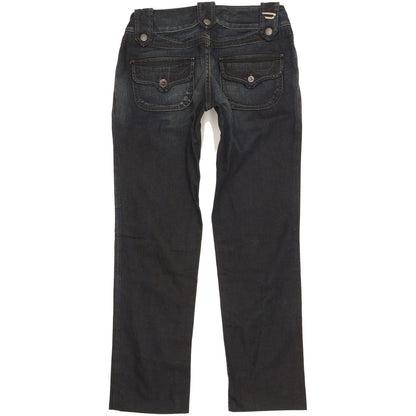 Diesel Moonie Women Navy Straight Slim Jeans W28 L29