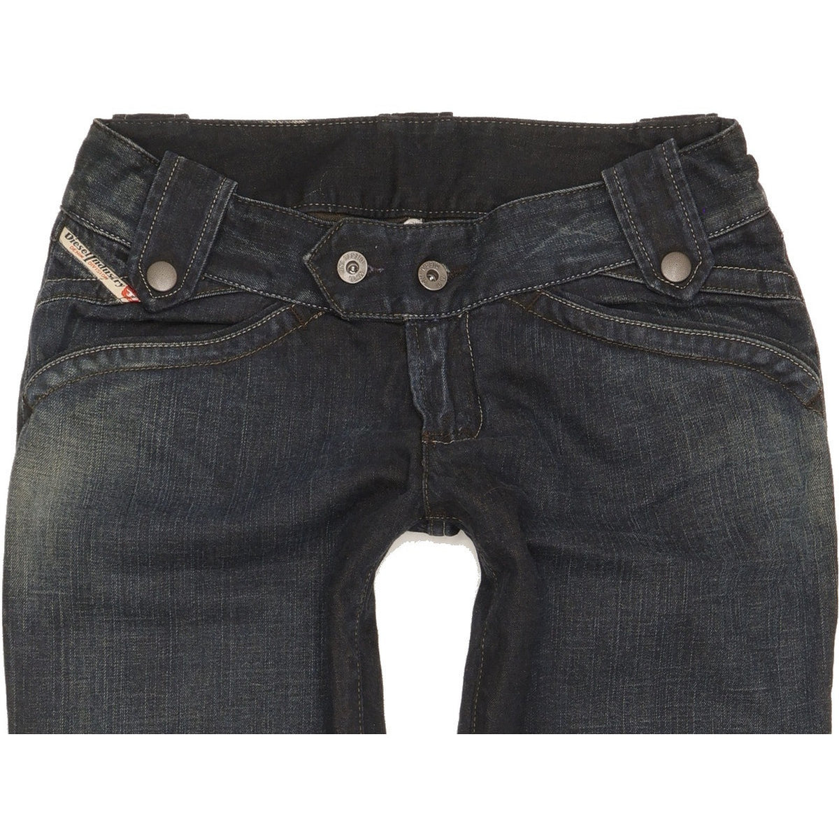 Diesel Moonie Women Navy Straight Slim Jeans W28 L29