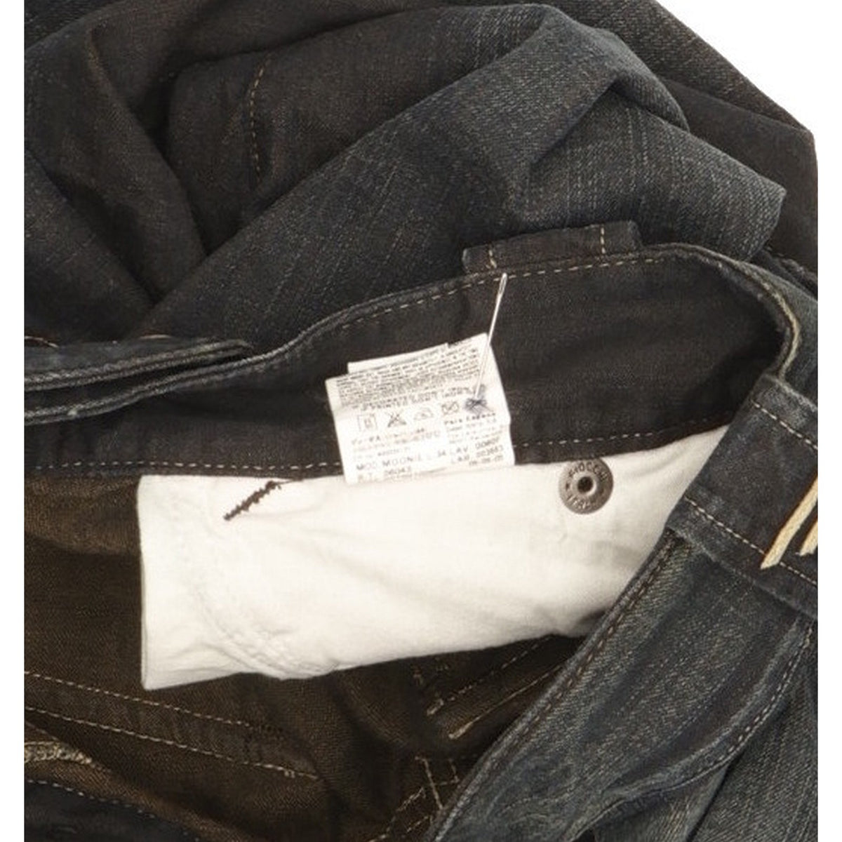Diesel Moonie Women Navy Straight Slim Jeans W28 L29