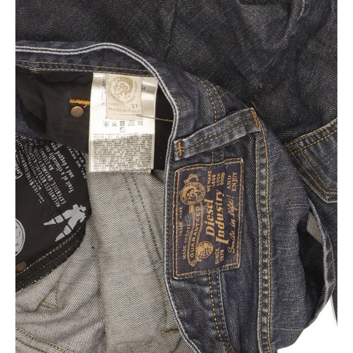 Diesel Larkee Men Blue Straight Regular Jeans W31 L30