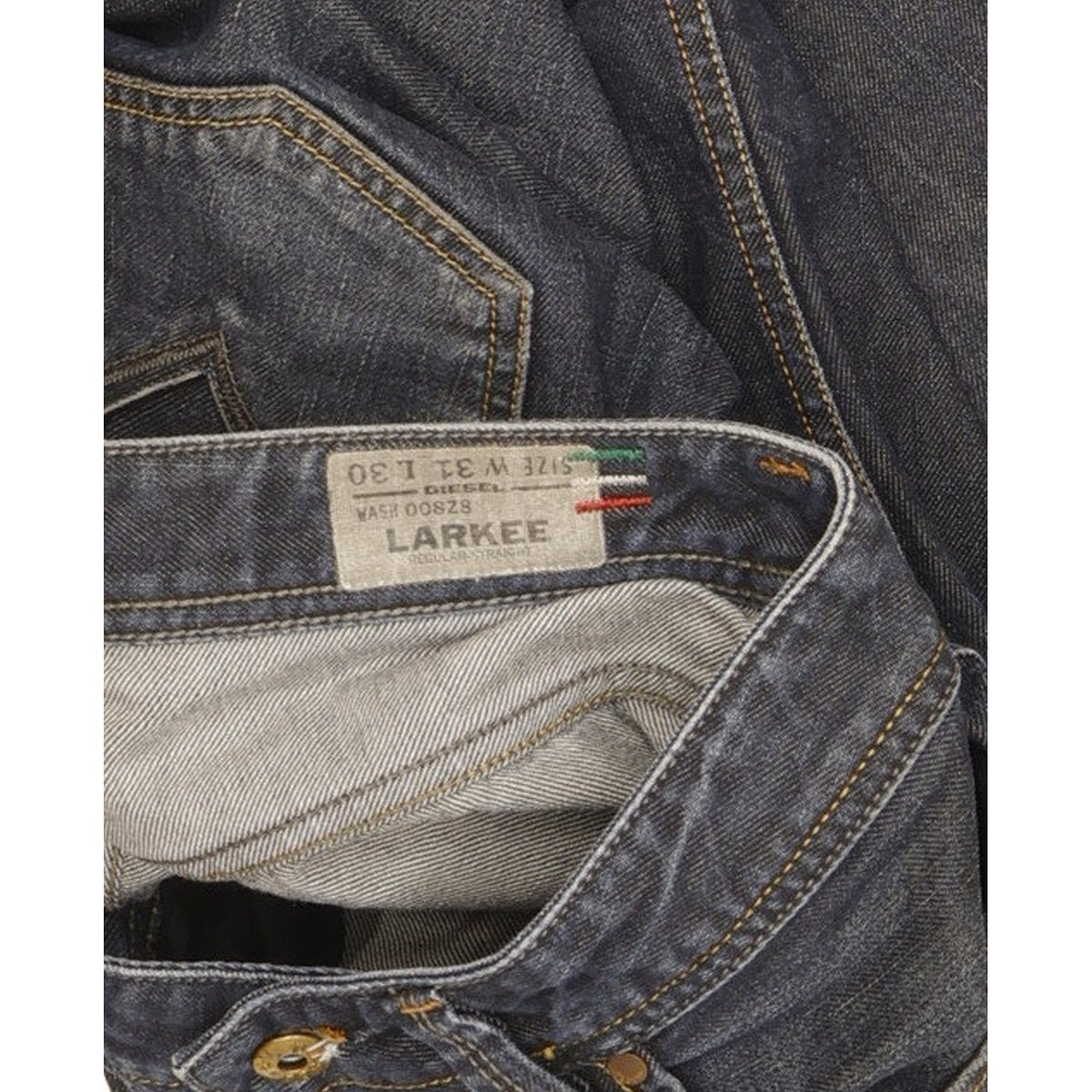 Diesel Larkee Men Blue Straight Regular Jeans W31 L30