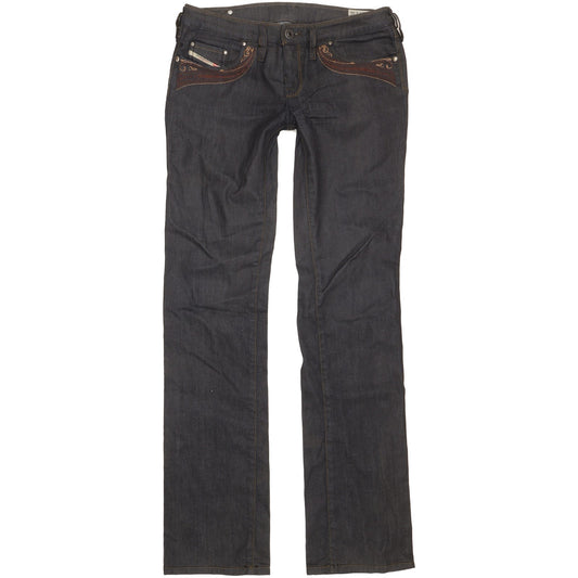 Diesel Kycut Women Navy Straight Slim Stretch Jeans W29 L34