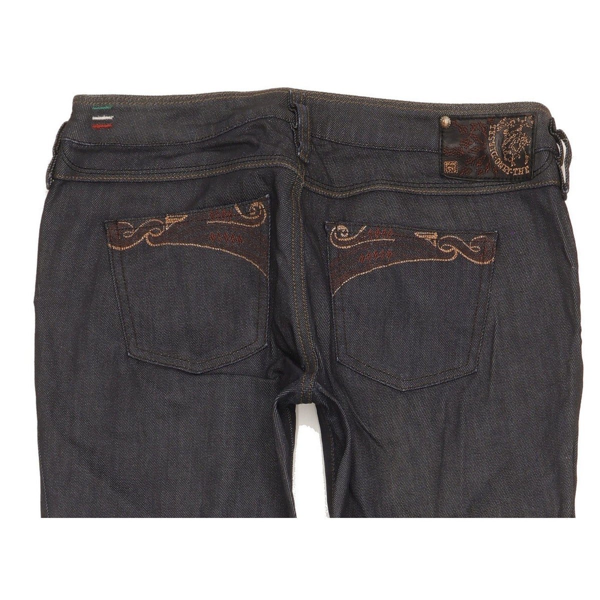 Diesel Kycut Women Navy Straight Slim Stretch Jeans W29 L34