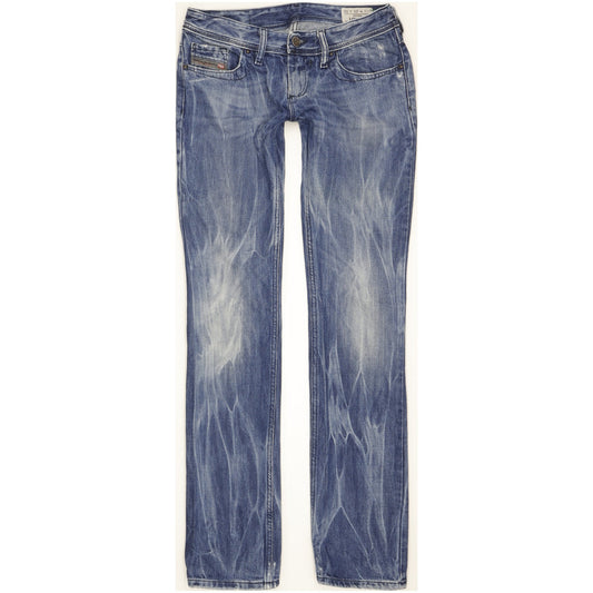 Diesel Lowky Women Blue Straight Slim Jeans W25 L32