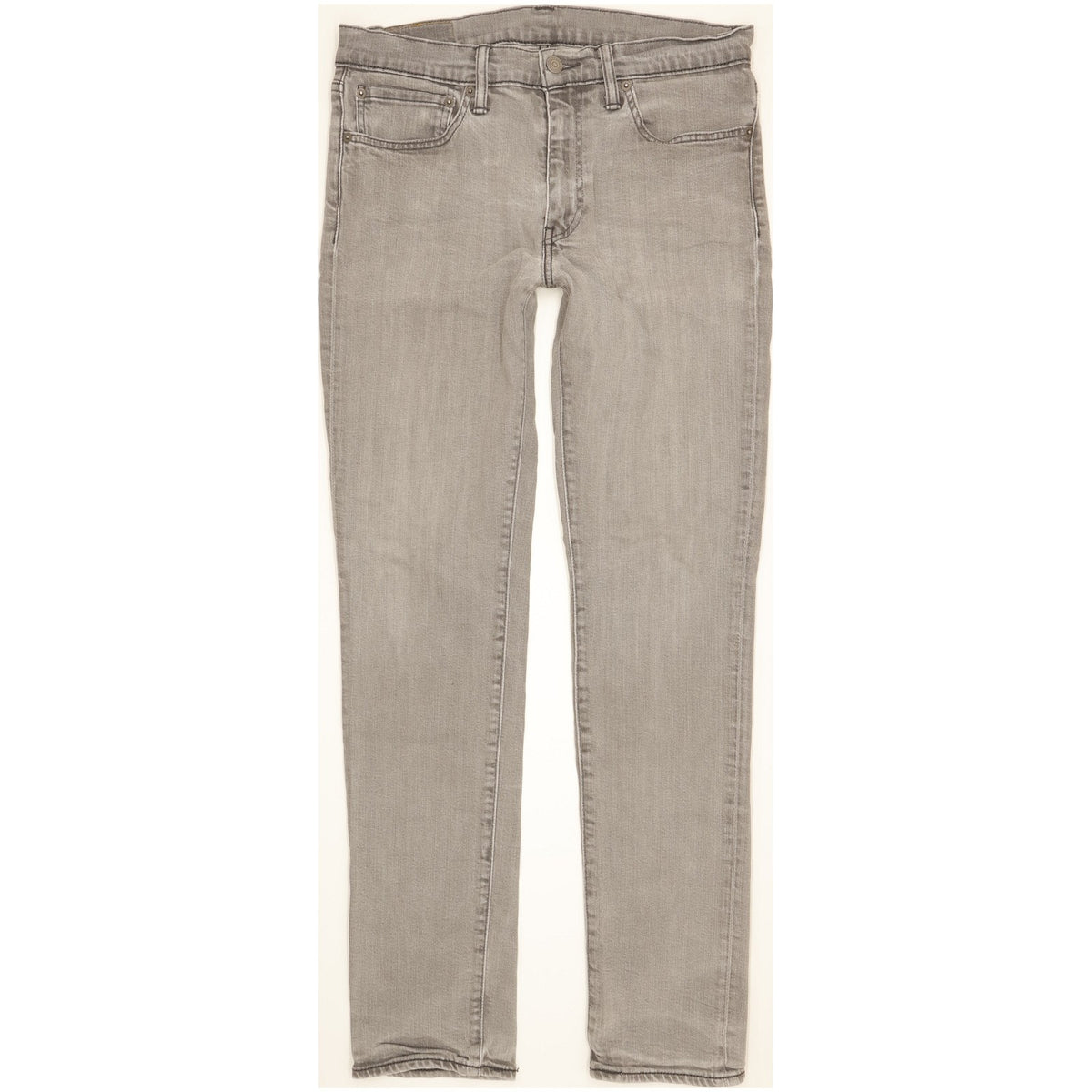 Levi's 511 Men Grey Straight Slim Stretch Jeans W34 L33