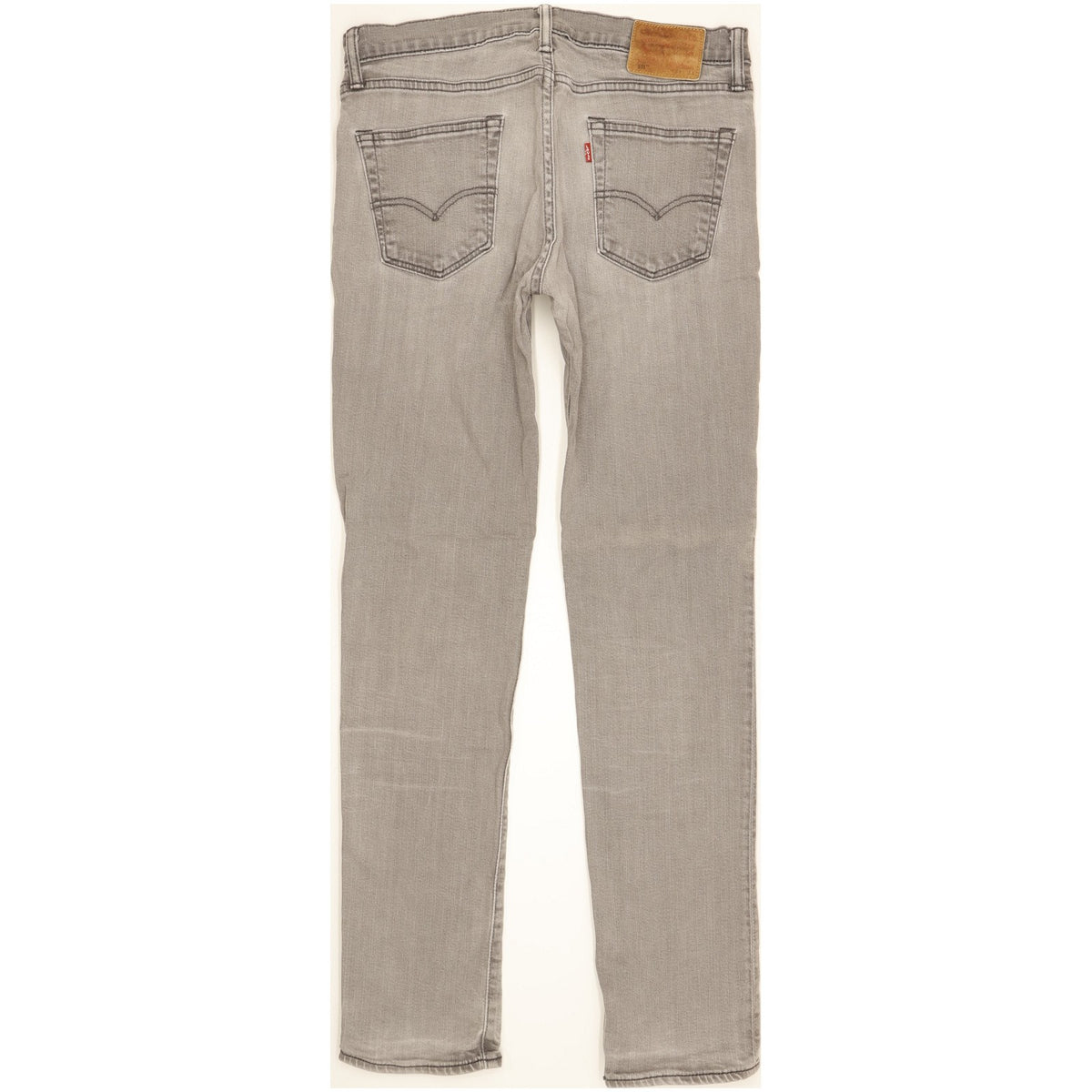 Levi's 511 Men Grey Straight Slim Stretch Jeans W34 L33