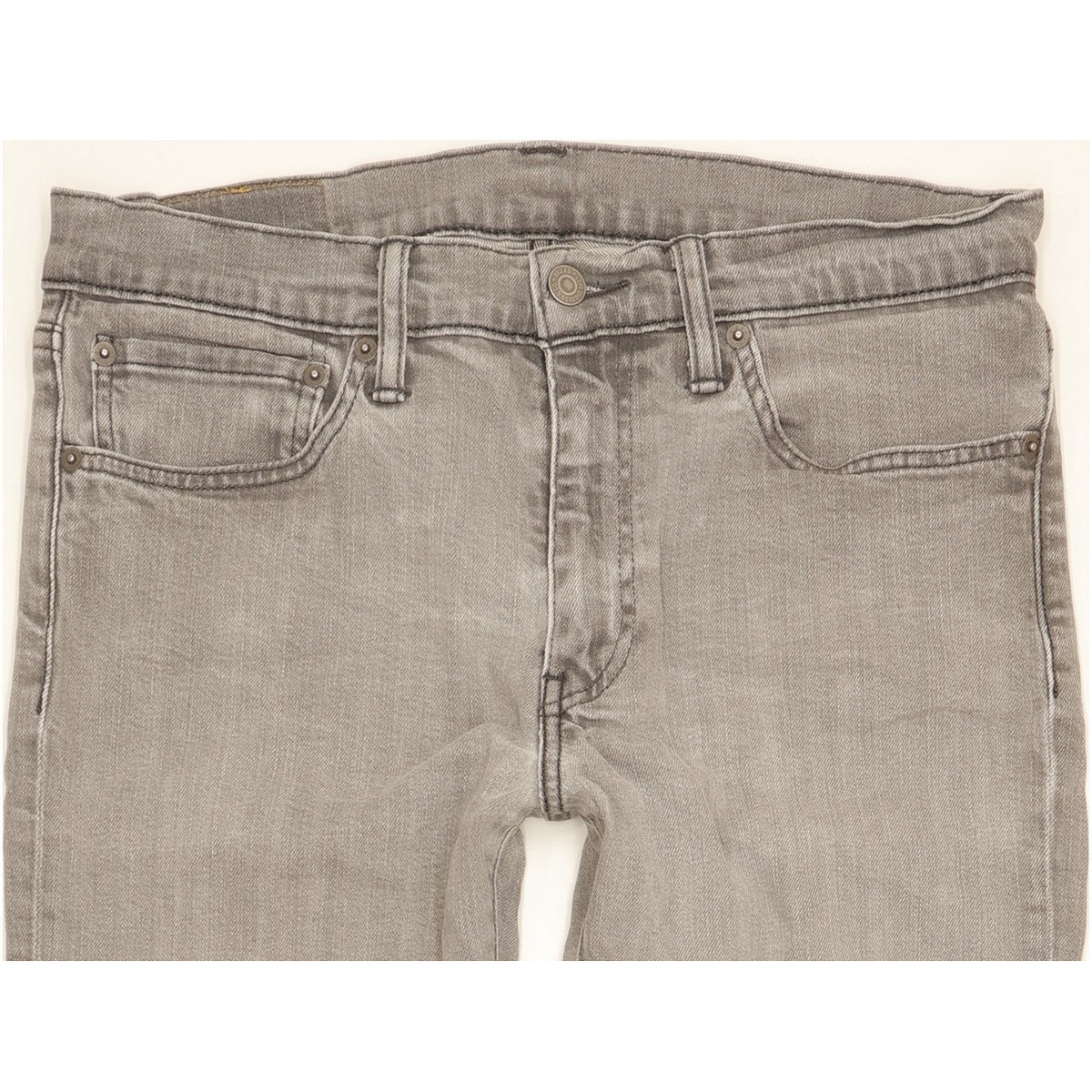 Levi's 511 Men Grey Straight Slim Stretch Jeans W34 L33