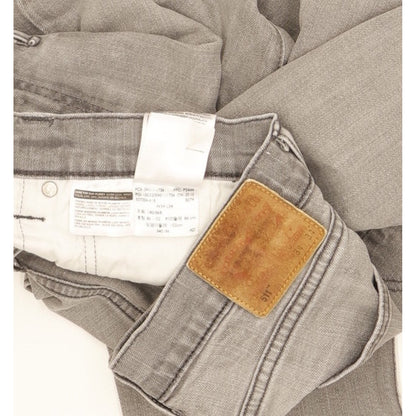 Levi's 511 Men Grey Straight Slim Stretch Jeans W34 L33