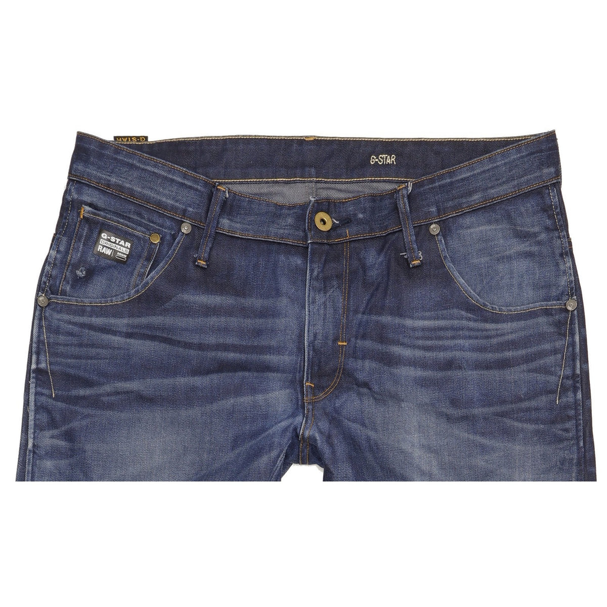 G-Star Arc 3D Men Blue Straight Slim Jeans W36 L34
