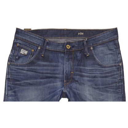 G-Star Arc 3D Men Blue Straight Slim Jeans W36 L34