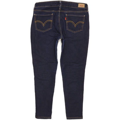 Levi's 535 Women Blue Skinny Slim Stretch Jeans W32 L26