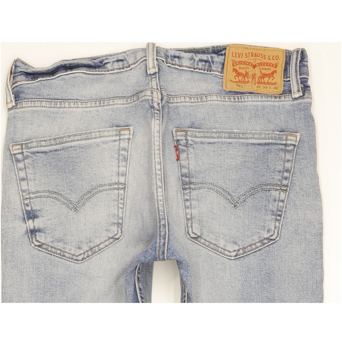 Levi's 511 Men Blue Straight Slim Stretch Jeans W32 L32