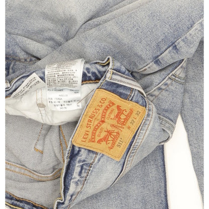Levi's 511 Men Blue Straight Slim Stretch Jeans W32 L32