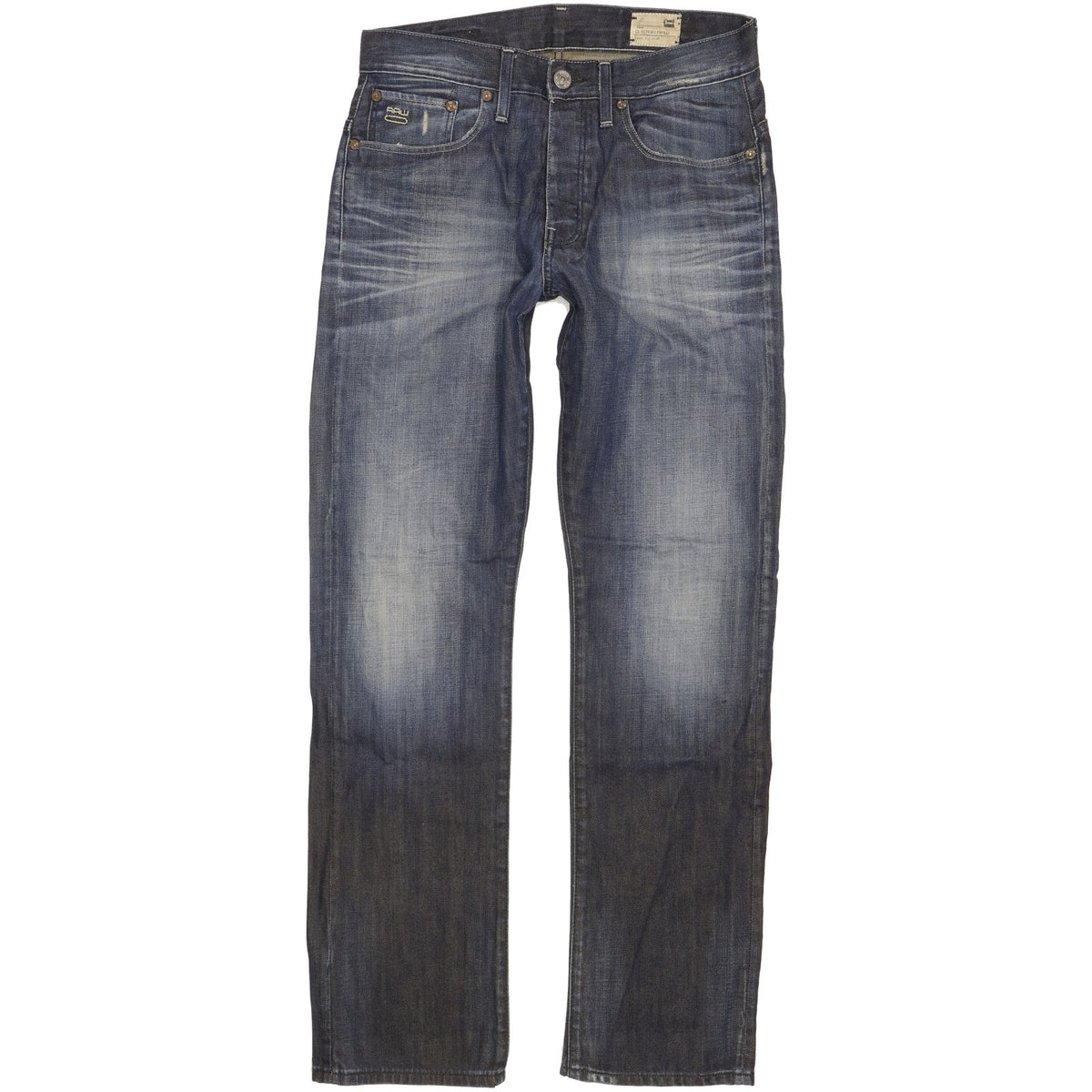 G-Star 3301 Men Blue Straight Regular Jeans W32 L33