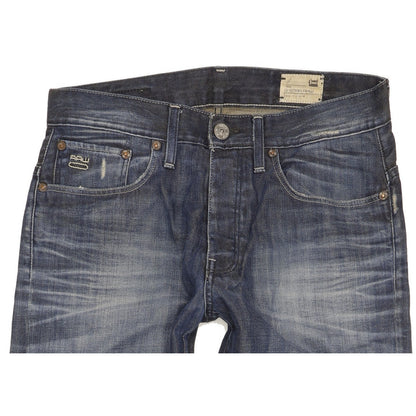 G-Star 3301 Men Blue Straight Regular Jeans W32 L33