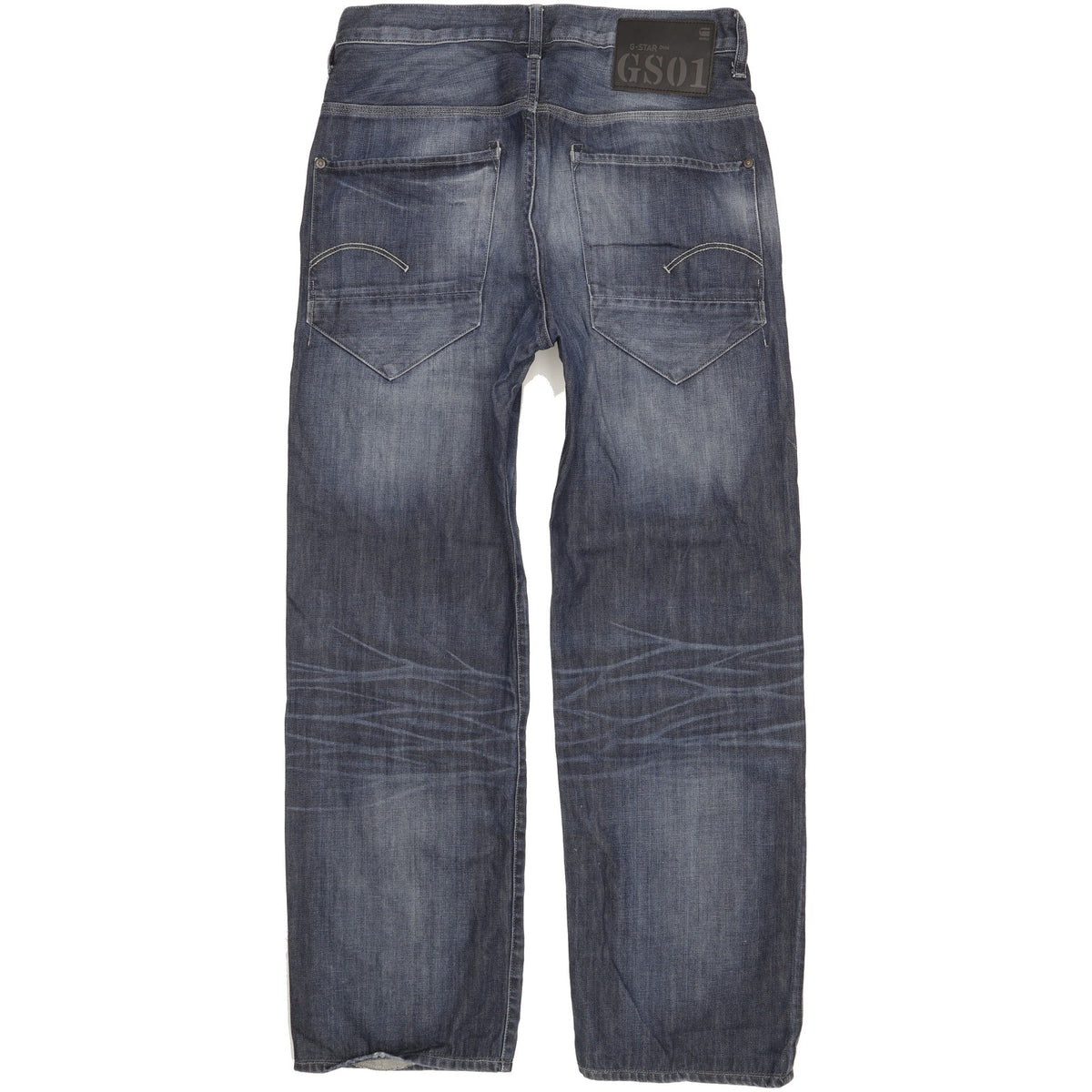 G-Star New Radar Men Blue Straight Loose Jeans W32 L30