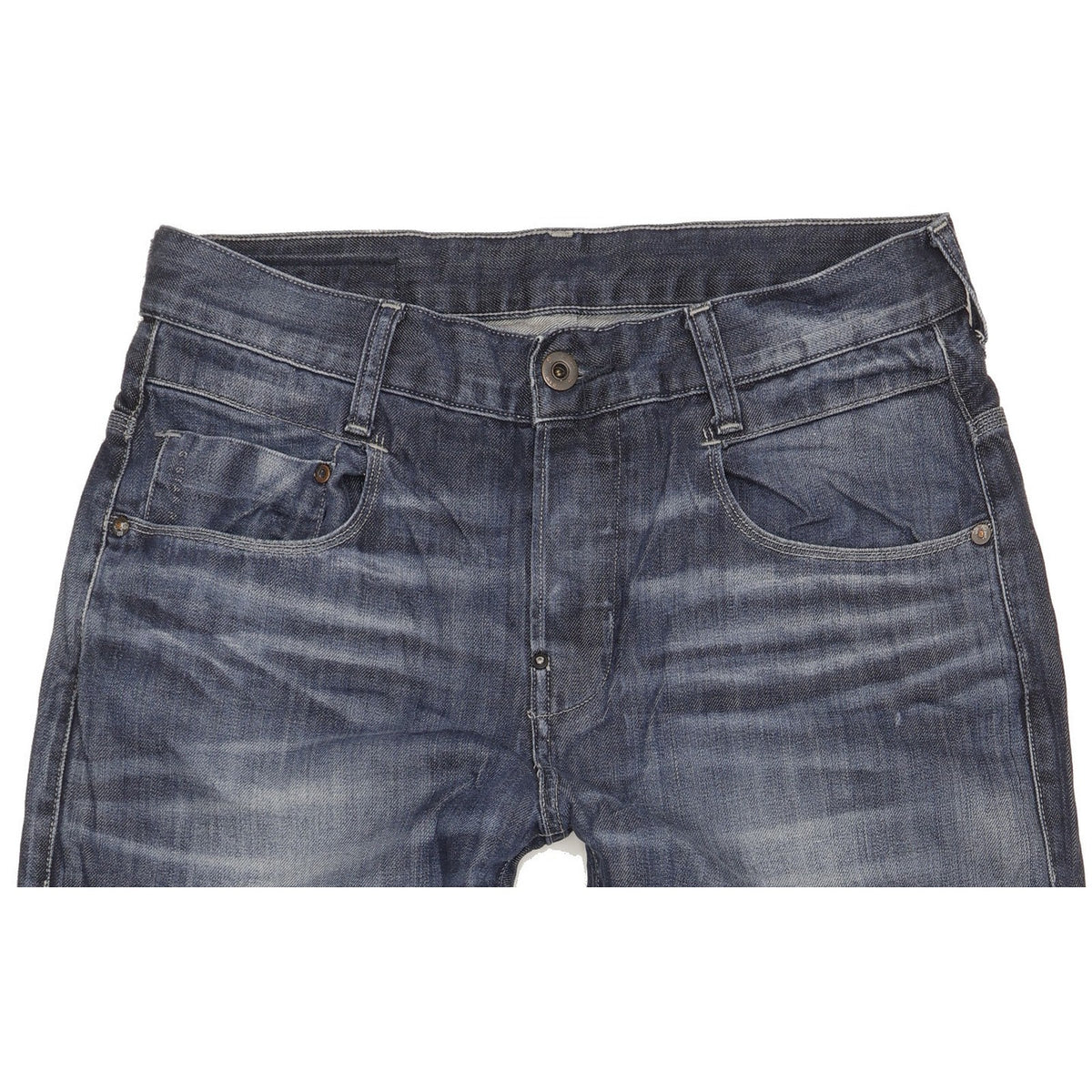 G-Star New Radar Men Blue Straight Loose Jeans W32 L30