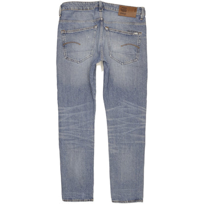 G-Star 3301 Men Blue Straight Slim Jeans W32 L31