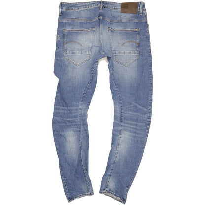 G-Star Arc 3D Men Blue Tapered Slim Stretch Jeans W36 L34