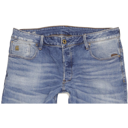G-Star Arc 3D Men Blue Tapered Slim Stretch Jeans W36 L34