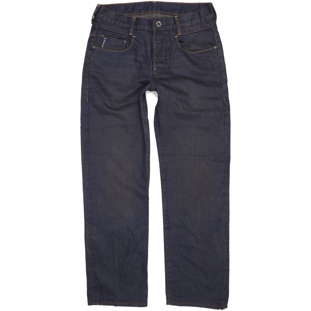 G-Star New Radar Men Navy Straight Loose Jeans W32 L31