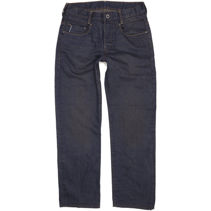 G-Star New Radar Men Navy Straight Loose Jeans W32 L31