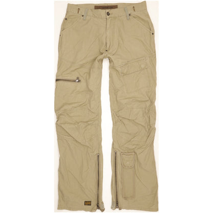 G-Star Army Elwood Men Green Straight Regular Trousers W33 L34