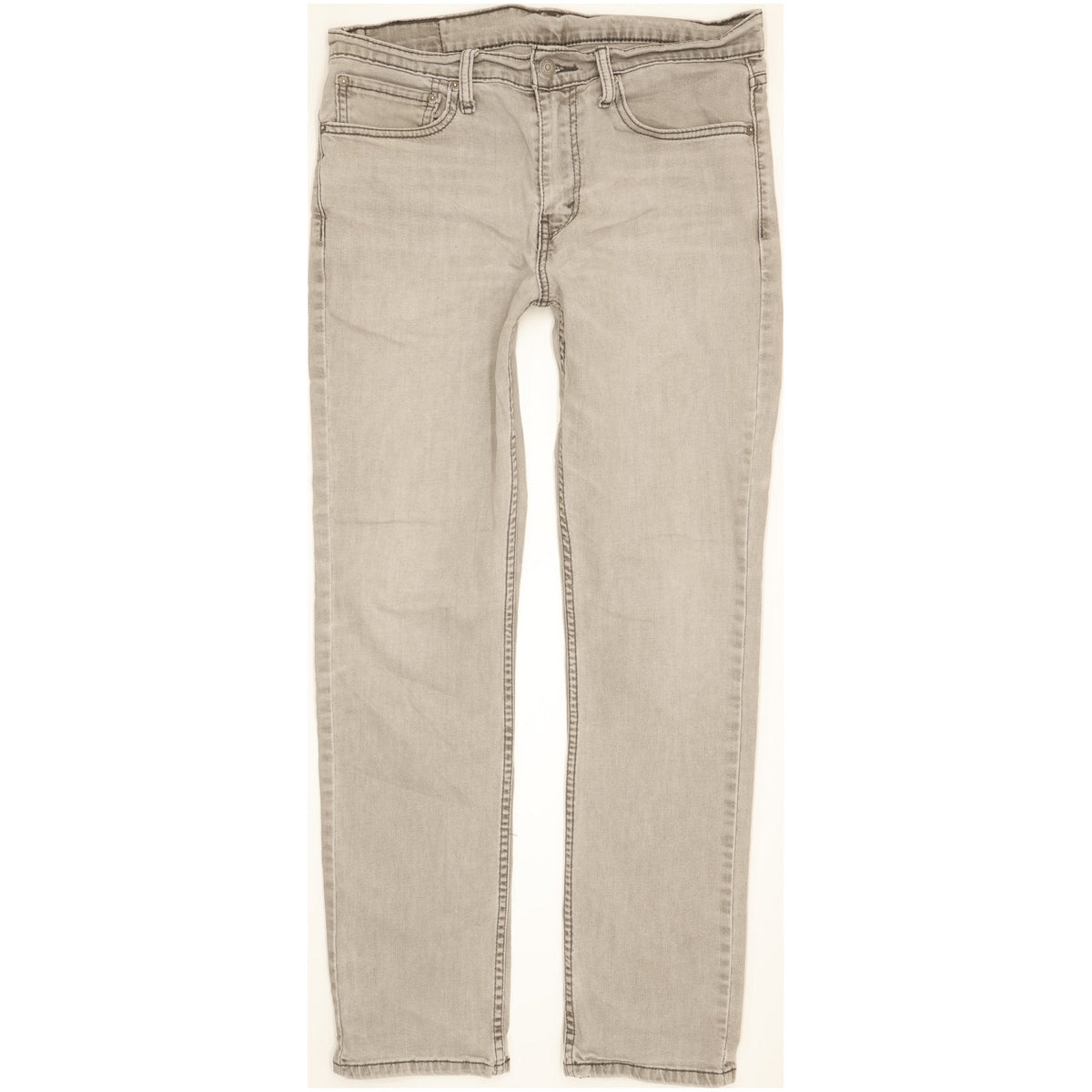 Levi's 511 Men Grey Straight Slim Stretch Jeans W34 L31