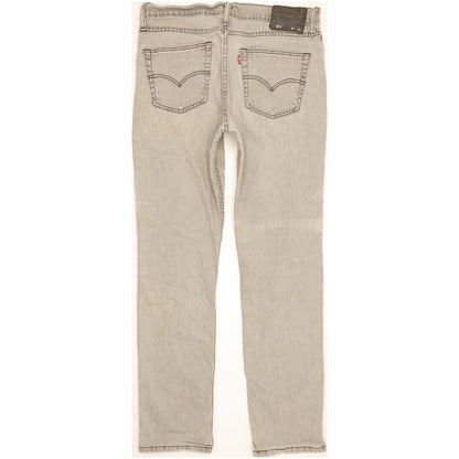 Levi's 511 Men Grey Straight Slim Stretch Jeans W34 L31