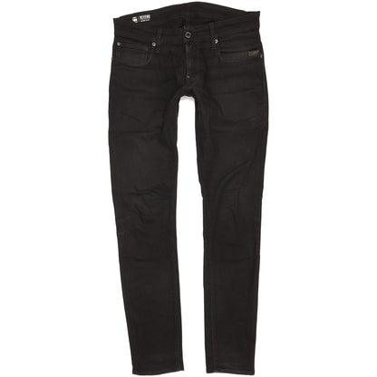 G-Star Revend Men Black Skinny Slim Stretch Jeans W32 L32